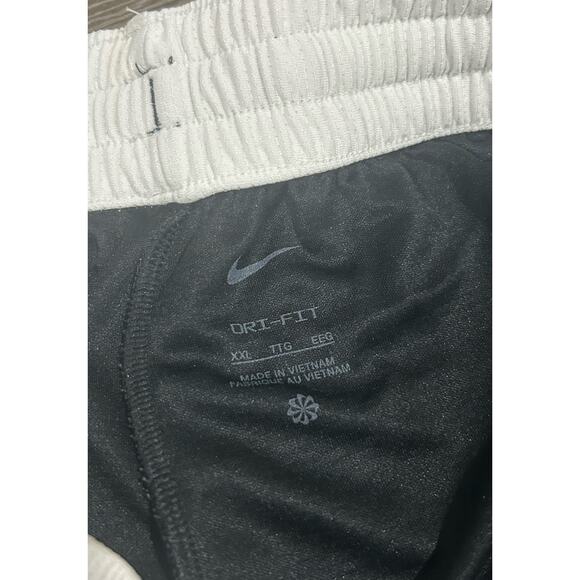 Nike Men's Dri-FIT DNA Basketball Shorts Black White Size XXL Drawstring - Picture 8 of 10